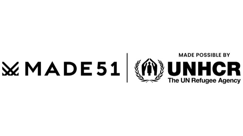 Logo MADE 51 and UNHCR