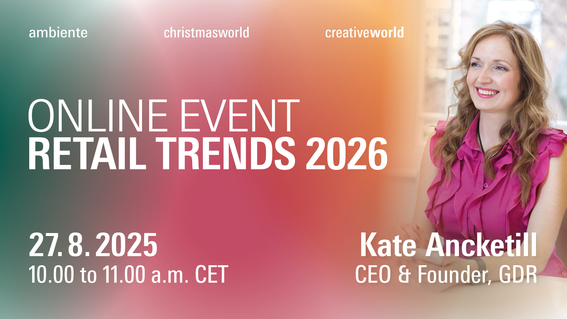 Online event with Kate Ancketill
