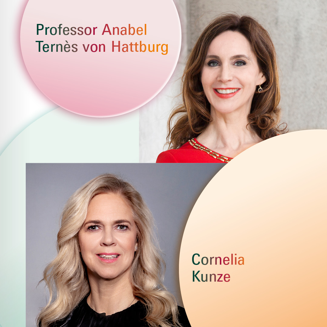 Prof. Anabel Ternès von Hattburg und Cornelia Kunze bei der Digital Academy