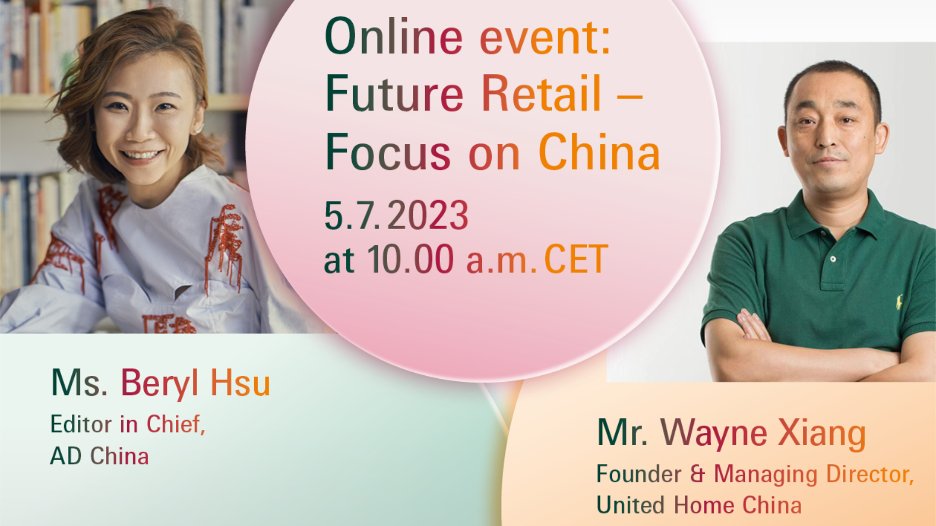 Webinar: Future Retail - Focus China mit Beryl Hsu und Wayne Xiang